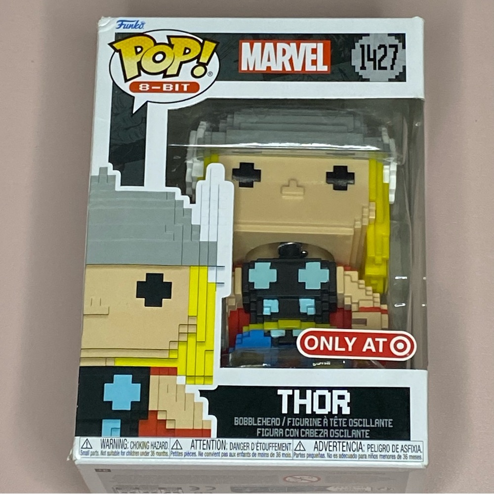 Funko Pop! VAULTED 8-Bit Thor Figure #1427 - Picture 4 of 10